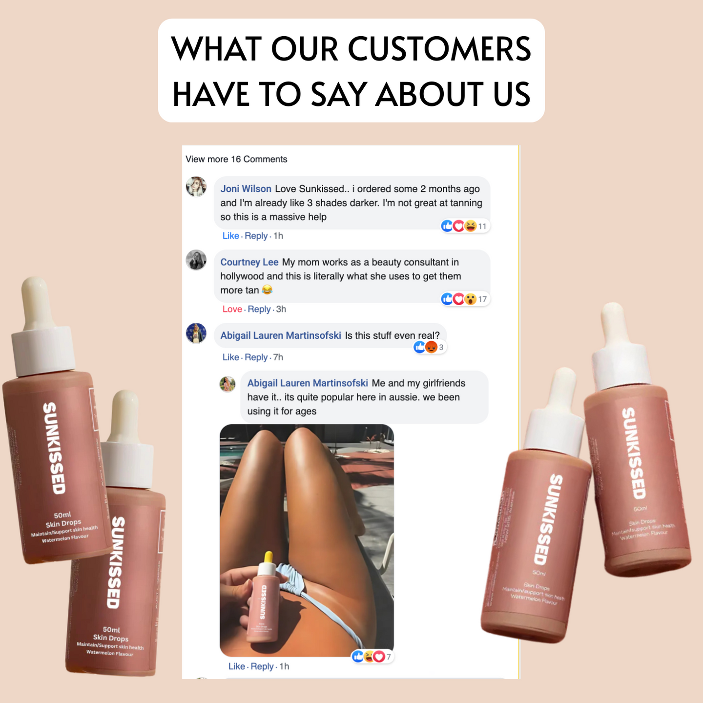 Sunless Tanning Drops